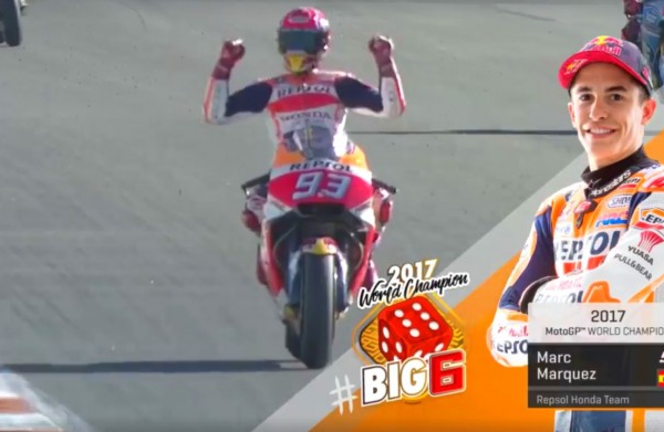 MotoGP, GP de la Comunitad Valenciana - Nel giorno di Pedrosa, Marquez trionfa