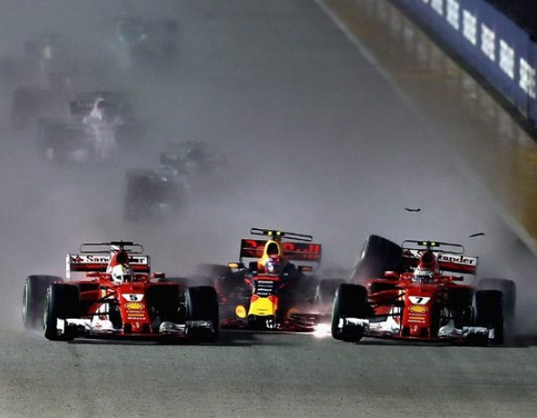 GP Singapore - Nessun provvedimento per Verstappen e Raikkonen
