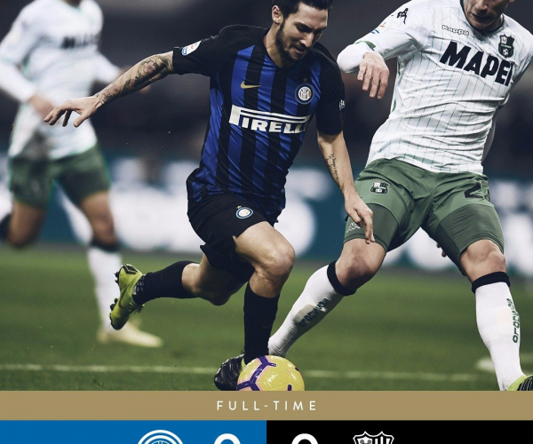 Serie A- Sassuolo bestia nera dell'Inter, a San Siro finisce a reti bianche (0-0)