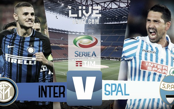 Risultato Inter - Spal in diretta, LIVE Serie A 2017/18 - Icardi, Perisic (2-0)