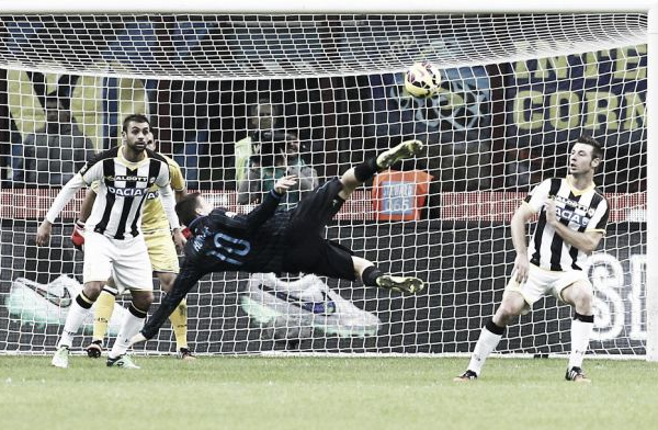 Risultato Udinese - Inter in Serie A (1-2)