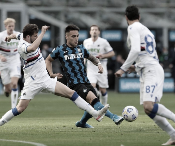Goals and Highlights: Sampdoria 2-2 Internazionale at the Serie A