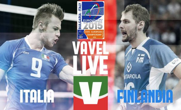 Risultato Italia - Finlandia, ottavi di finale Europei Volley 2015 (3-0: 25-19, 25-16, 25-22)