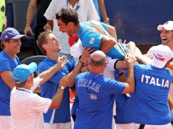 Coppa Davis, dopo il successo contro la Svizzera, sarà Italia-Argentina ai quarti