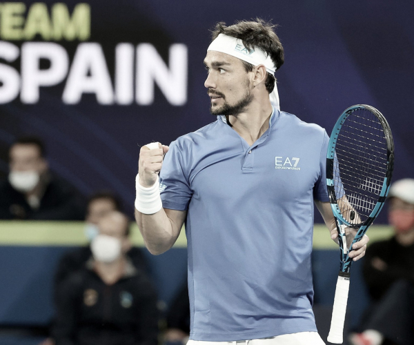 Fognini quebra tabu contra Carreño Busta, Itália supera Espanha e vai à final da ATP Cup