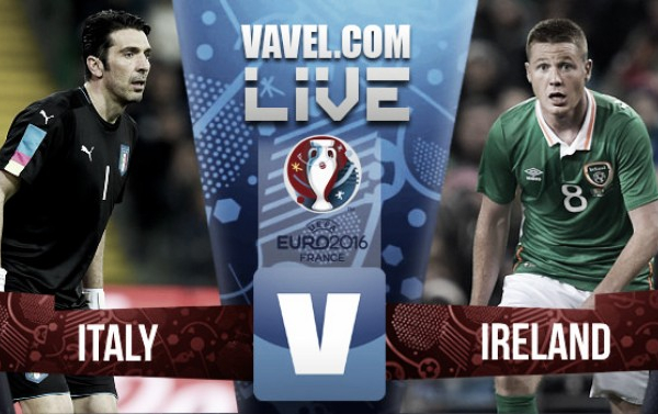 Dramatic late Brady header gives Republic of Ireland victory over Italy, and a last 16 place