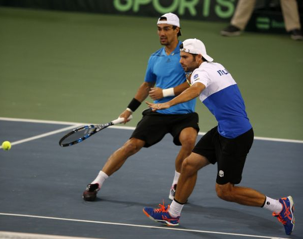 Coppa Davis: il doppio è azzurro, Italia avanti