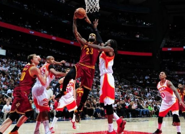 Scores Atlanta Hawks - Cleveland Cavaliers  2015 NBA Playoffs Eastern Conference Finals Game 4 (88,118)