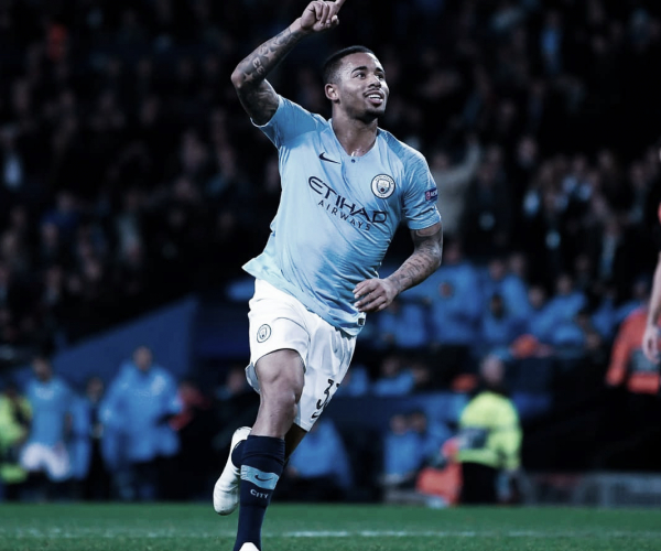 Com hat-trick de Gabriel Jesus, Manchester City passeia sobre o Shakhtar 