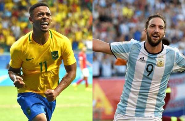 Gabriel Jesús vs Higuaín: la cuota del gol