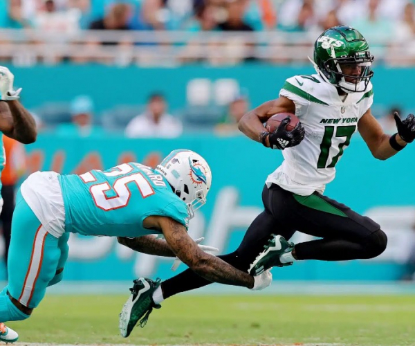 Anotaciones y resumen del New York Jets 0-30 Miami Dolphins en NFL 2023