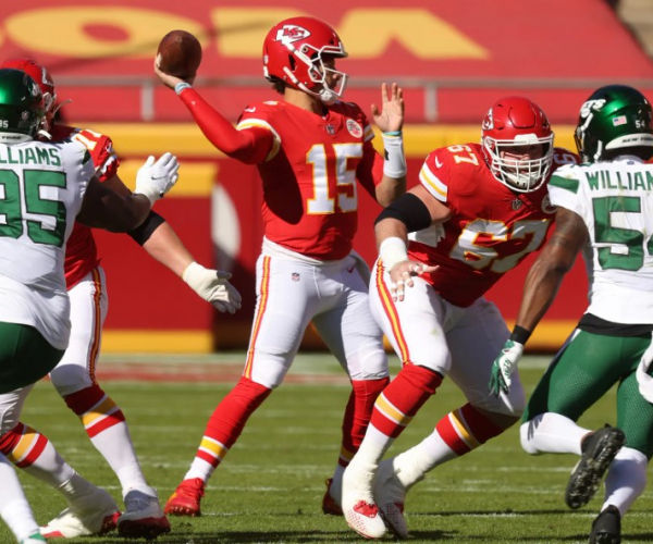 Anotaciones y resumen del Chiefs 23-20 Jets en NFL 2023
