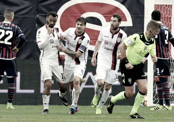 Serie A: Stoian illude, Joao Pedro e Borriello rimontano. Cagliari batte Crotone 1-2