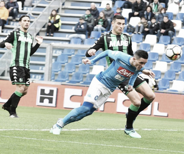 Napoli empata com Sassuolo fora de casa e volta a se complicar na luta pelo título da Serie A