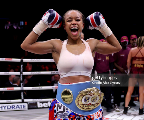 Natasha Jonas retains welterweight world title after thrilling split-decision win