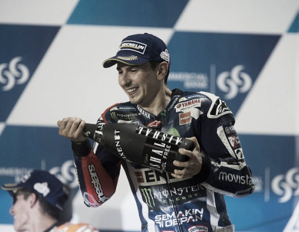 Victory for Lorenzo as Rossi finished fourth in Qatar