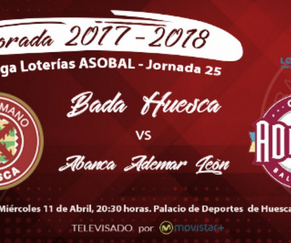 Resumen Bada Huesca (21-25) Ademar León por la jornada 25 de la Liga Loterías ASOBAL