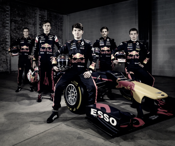 La nueva generación de pilotos del Red Bull Junior Team