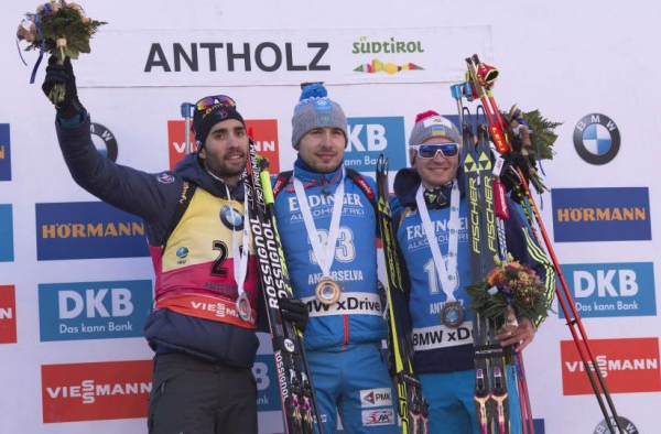 Biathlon, Anterselva - Individuale maschile: Shipulin batte Fourcade, azzurri nelle retrovie