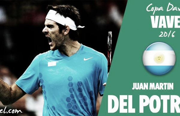 Copa Davis 2016. Juan Martín Del Potro: la confirmación de su regreso