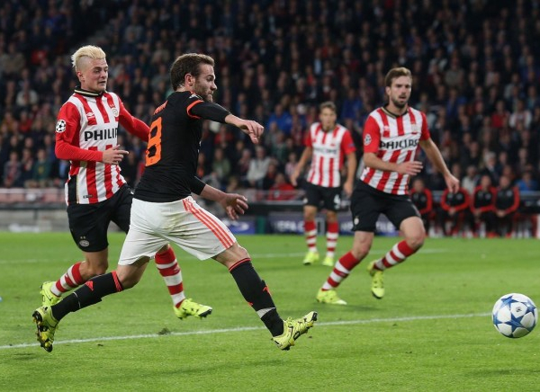 Risultato Manchester United - PSV Eindhoven (0-0), Champions League 2015/16