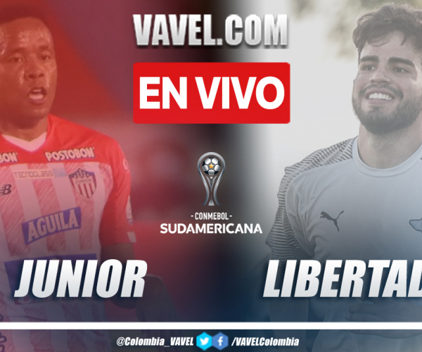 Resumen y goles: Junior 3-4 Libertad en octavos de final (ida) por Copa Sudamericana 2021