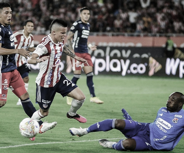 Junior igualó a un gol con el Medellín en el Metropolitano