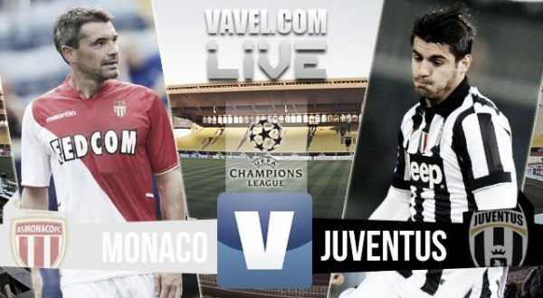 Live Monaco - Juventus in risultato partita Champions League (0-0)