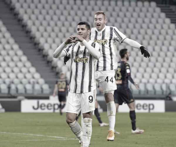 Com gol na prorrogação, Juventus elimina Genoa e está nas quartas de final da Coppa Italia