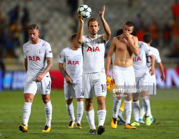 APOEL Nicosia 0-3 Tottenham Hotspur: Kane hat-trick leaves Spurs in pole position to progress