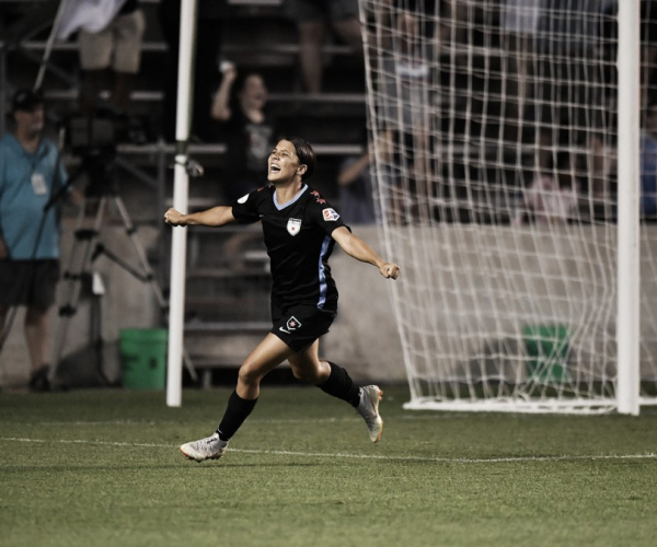 Sam Kerr's late goal lift the Chicago Red Stars over the Seattle Reign FC 1-0
