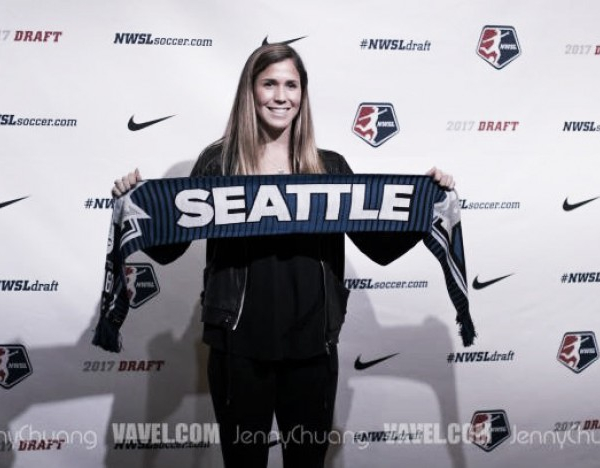 Katie Johnson signs her first pro contract with the Seattle Reign