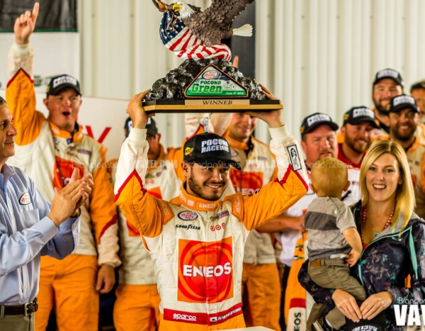 NASCAR Xfinity Series: Kyle Larson wins rain-shortened race at Pocono Raceway
