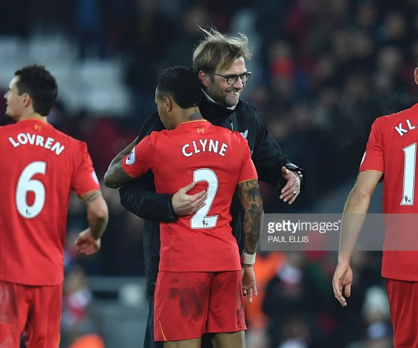Nathaniel Clyne's return makes Liverpool 'comfortable' at right-back says manager Jürgen Klopp