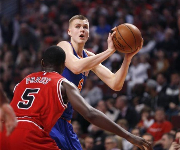 Kristaps Porzingis Ties Career High 29 Points To Lead New York Knicks Over Chicago Bulls
