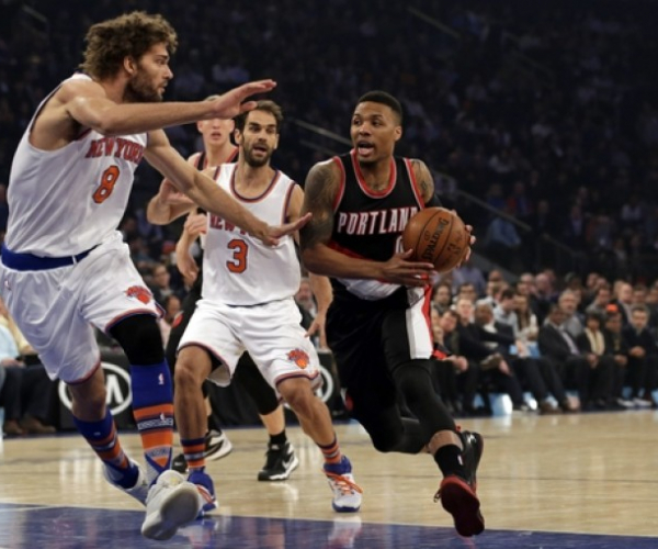 Portland Trail Blazers Backcourt Showcases 55 Point Performance To Annihilate New York Knicks