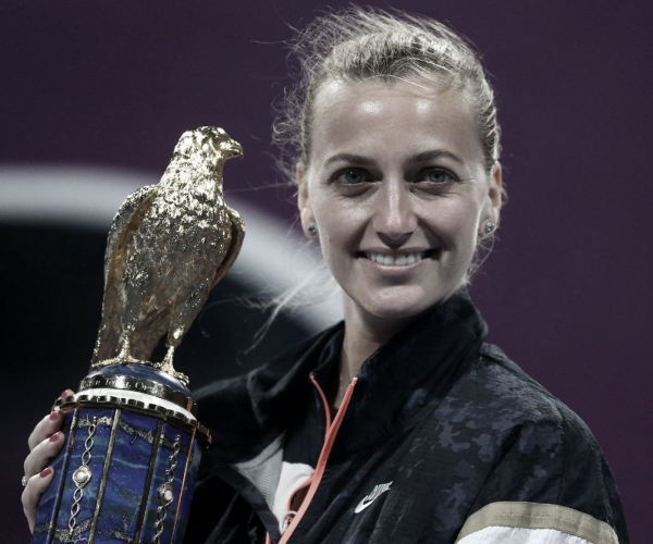 Inspiradísima Petra Kvitova, es campeona en Qatar