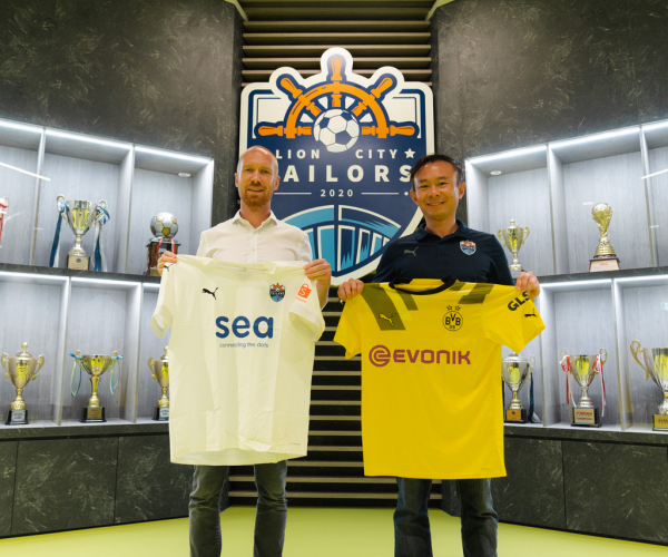 "This match will be a bit of  a step up" as Lion City Sailors take on Borussia Dortmund 