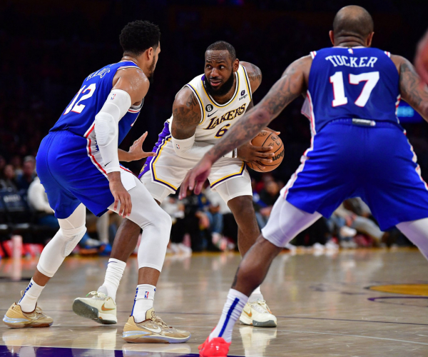 Highlights: Los Angeles Lakers 94-138 Philadelphia 76ers in 2023 NBA