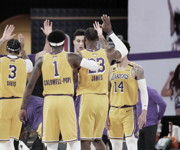 Com facilidade, Los Angeles Lakers vence Miami Heat e abre vantagem na NBA Finals