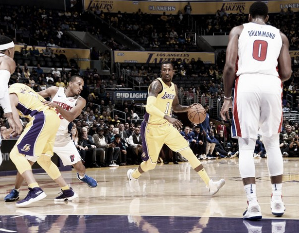 Lakers frenó a Detroit