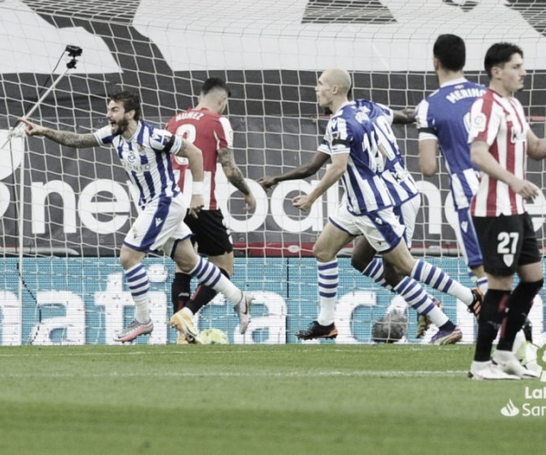 Real
Sociedad quebra jejum e encerra 2020 com vitória sobre rival Athletic Bilbao
