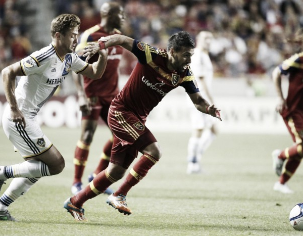 Score Los Angeles Galaxy vs. Real Salt Lake in MLS (5-2)