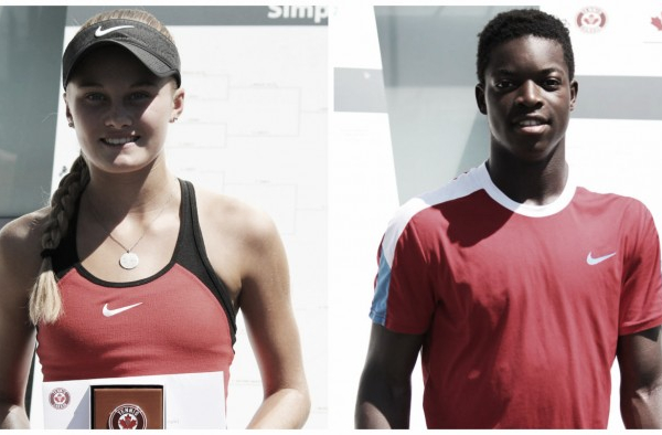 U18 Canadian Junior Nationals: 15-year-olds Layne Sleeth, Nicaise Muamba crowned singles champions
