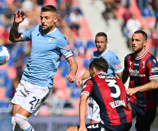 Goles y resumen del Lazio 2-1 Bologna en Serie A 2022-2023