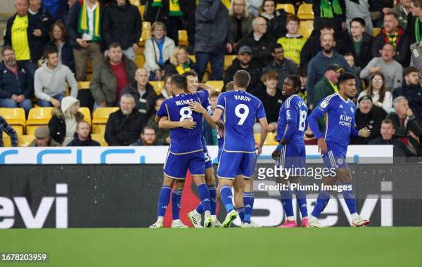 Norwich 0-2 Leicester: Smash and grab win sends The Foxes into second