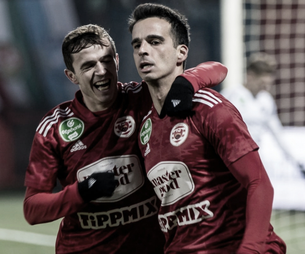 Com gol e assistência em goleada, Matheus Leoni destaca luta para Kisvárda recuperar liderança na Hungria