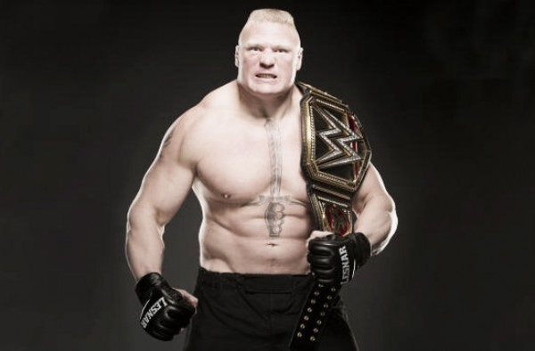 Brock Lesnar getting a title match at the Royal Rumble?