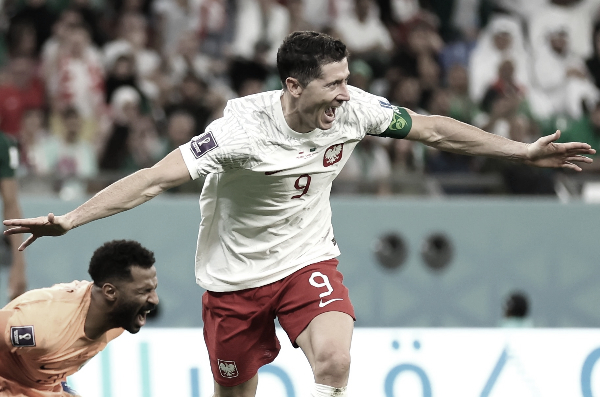 Com gol inédito de Lewandowski, Polônia vence Arábia Saudita e assume liderança do grupo C