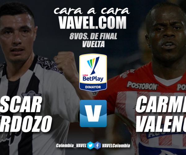 Cara a cara: Óscar Cardozo vs Carmelo Valencia